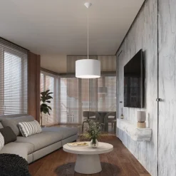 Lampa wisząca NOVA 30 biała