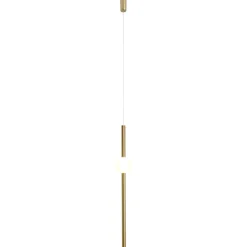 Lampa wisząca O-LINE LED 93 cm mosiądz