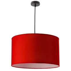 Lampa wisząca Onda 40 1x60W E27 czerwony