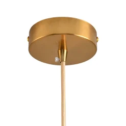 Lampa wisząca ORBITA biało złota 20 cm