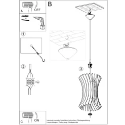 Lampa wisząca ORIANA