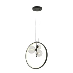 Lampa wisząca ORION RING LED czarny 40  cm