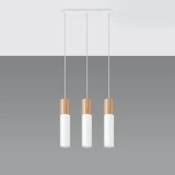Lampa wisząca PABLO 3L biała