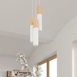 Lampa wisząca PABLO 3L biała