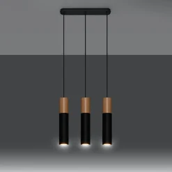 Lampa wisząca PABLO 3L czarna