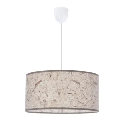 Lampa wisząca Papirus 1x60W E27 abażur  beżowy