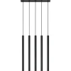 Lampa wisząca PASTELO 5 czarna
