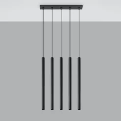 Lampa wisząca PASTELO 5 czarna