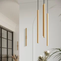 Lampa wisząca PASTELO 2 złota