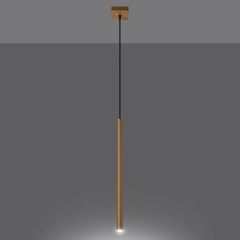 Lampa wisząca PASTELO 1 złota