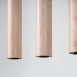 Lampa wisząca PASTELO 5L drewno