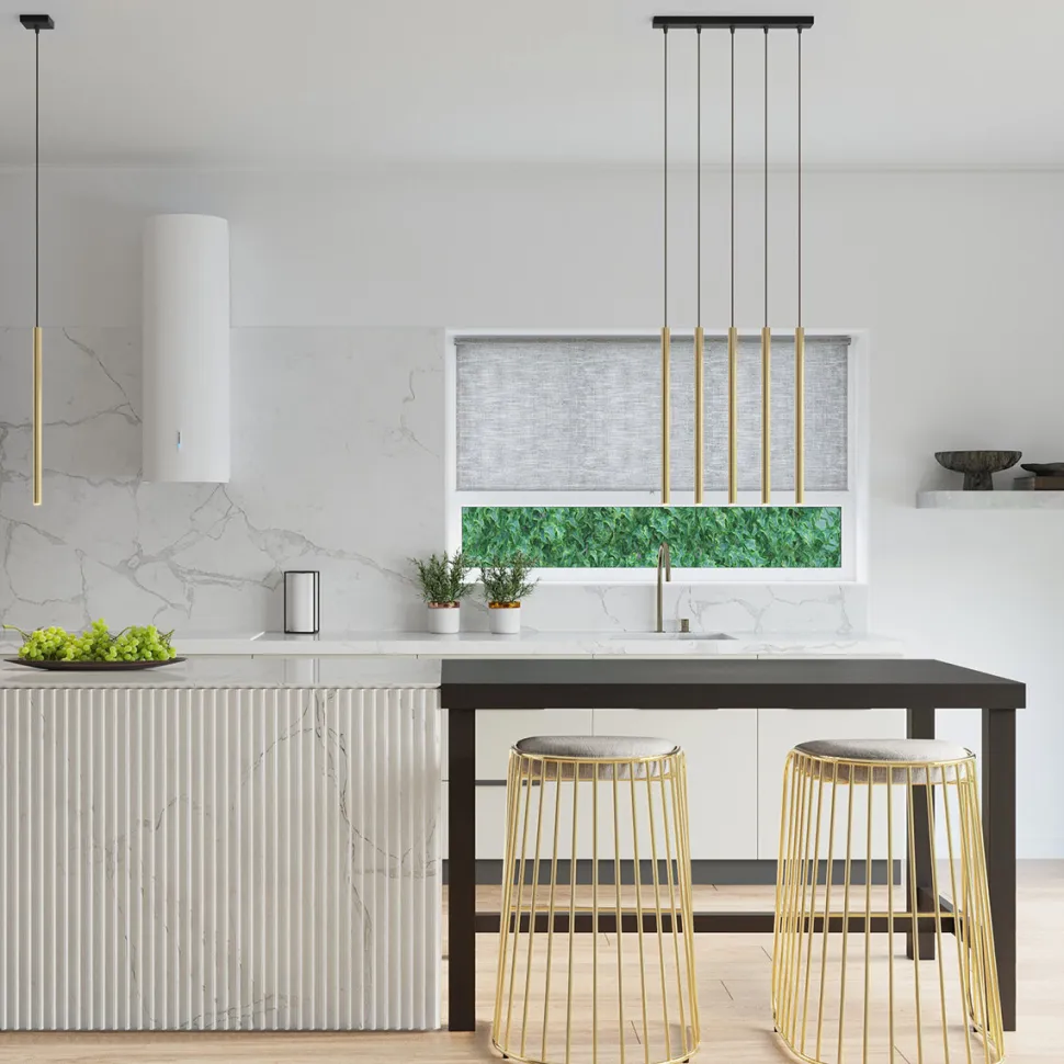 Lampa Wisząca PASTELO 3L złoty połysk