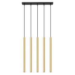 Lampa Wisząca PASTELO 5L złoty połysk