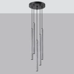 Lampa wisząca PASTELO 5P beton