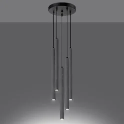 Lampa wisząca PASTELO 5P beton