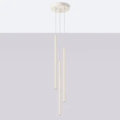 Lampa wisząca PASTELO 3P beżowa
