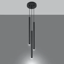Lampa wisząca PASTELO 3P czarna
