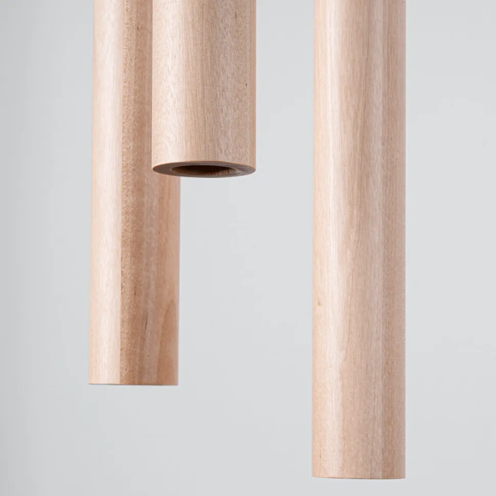 Lampa wisząca PASTELO 3P drewno