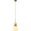 Lampa wisząca PEARL złota 20 cm
