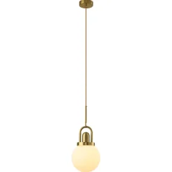 Lampa wisząca PEARL złota 20 cm