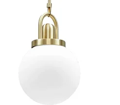 Lampa wisząca PEARL złota 20 cm
