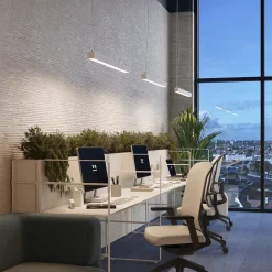 Lampa wisząca PINNE 90 biała 3000K