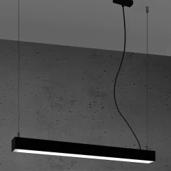 Lampa wisząca PINNE 67 czarna 4000K