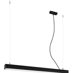 Lampa wisząca PINNE 90 czarna 4000K