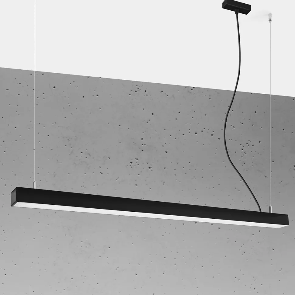 Lampa wisząca PINNE 117 czarna 4000K