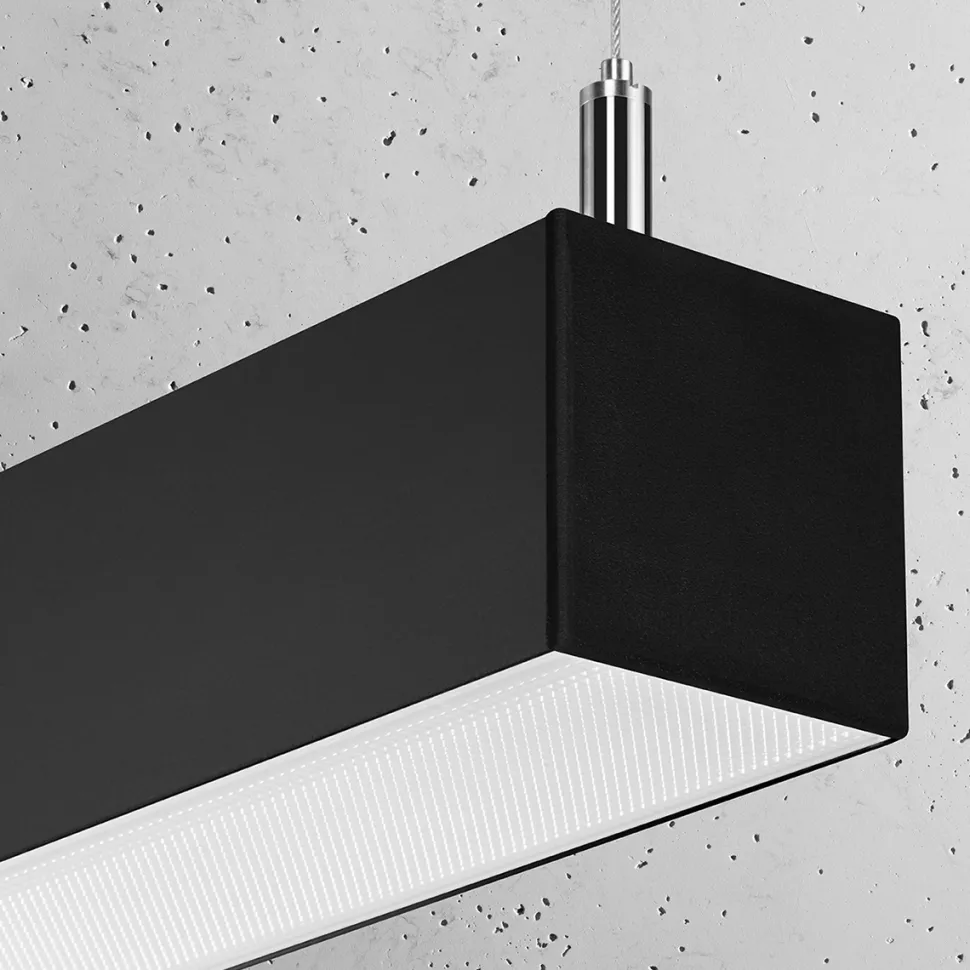 Lampa wisząca PINNE 117 czarna 4000K