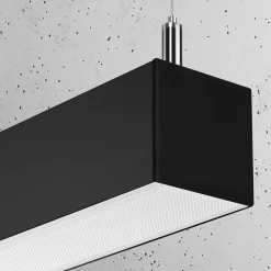 Lampa wisząca PINNE 67 czarna 3000K