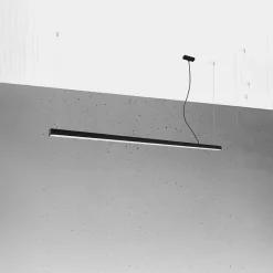 Lampa wisząca PINNE 200 czarna 4000K