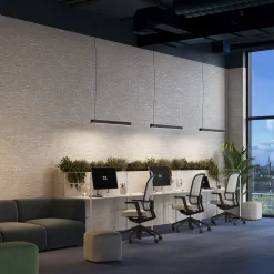 Lampa wisząca PINNE 200 czarna 4000K