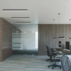 Lampa wisząca PINNE 200 czarna 4000K