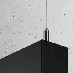 Lampa wisząca PINNE 200 czarna 3000K