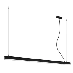 Lampa wisząca PINNE 150 czarna 3000K