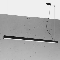 Lampa wisząca PINNE 150 czarna 3000K