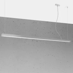 Lampa wisząca PINNE 200 szara 4000K