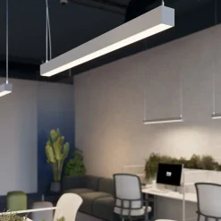 Lampa wisząca PINNE 200 szara 3000K