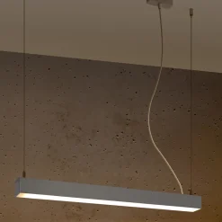 Lampa wisząca PINNE 67 szara 3000K