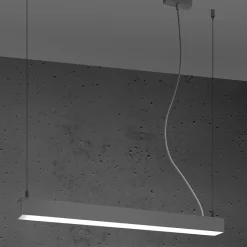 Lampa wisząca PINNE 67 szara 4000K