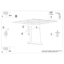 Lampa wisząca PINNE 150 szara 4000K