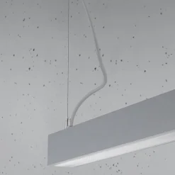 Lampa wisząca PINNE 150 szara 3000K