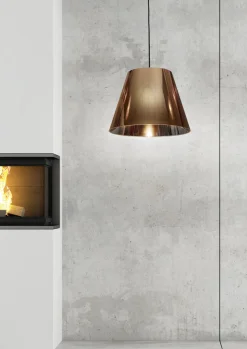 Lampa wisząca Platino 1 35 cm 1x60W E27  miedziany