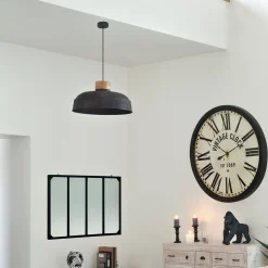 Lampa wisząca Prao metal/ drewno