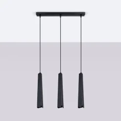 Lampa wisząca PRYSM 3L czarna