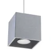 Lampa wisząca QUAD 1 szary