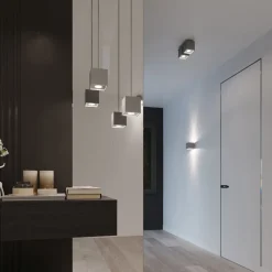 Lampa wisząca QUAD 1 szary