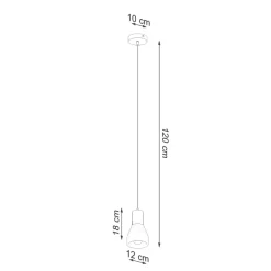 Lampa wisząca QUBIC czarna