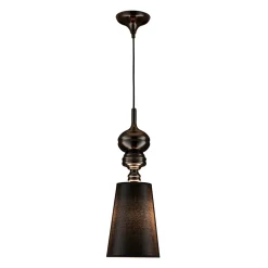 Lampa wisząca QUEEN-1 czarna 18 cm